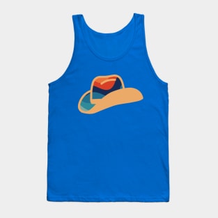 Cool Cowboy Hat Tank Top